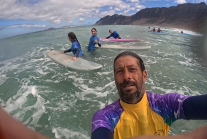 Lanzarote : Cours de surf à Famara Beach