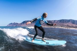 Lanzarote : leçon de surf avec une approche holistique