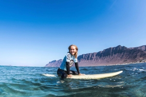 Lanzarote : leçon de surf avec une approche holistique