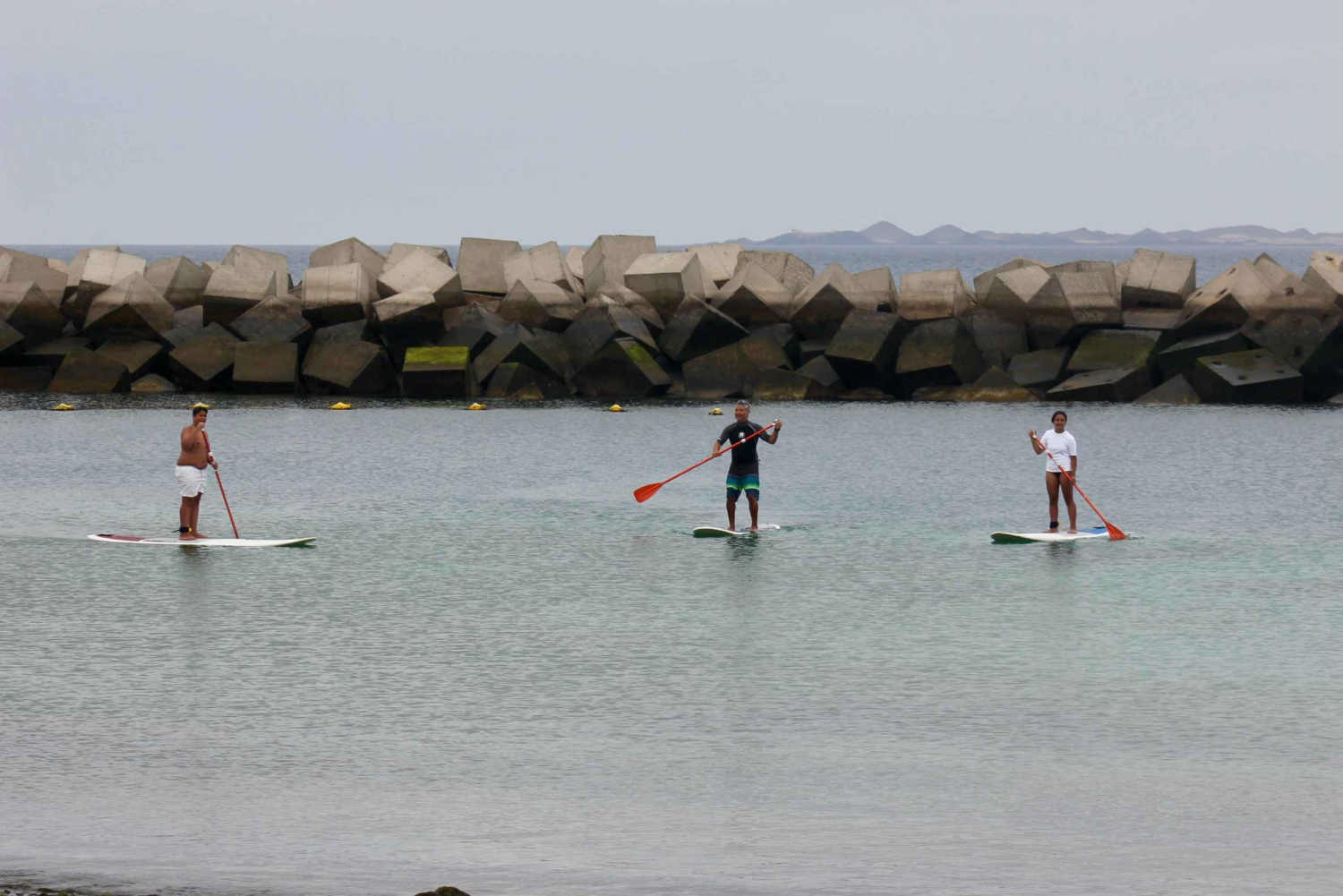 Playa Blanca: Lektion i stand-up paddleboard