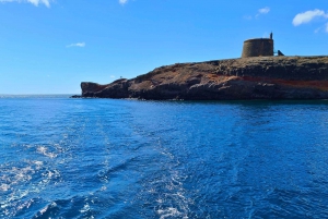 Privat yachtutflykt med gourmetgrill och solnedgång till Papagayos stränder