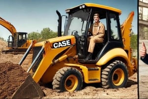 15-Minute Backhoe Experience with Transportation