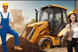 15-Minute Backhoe Experience with Transportation