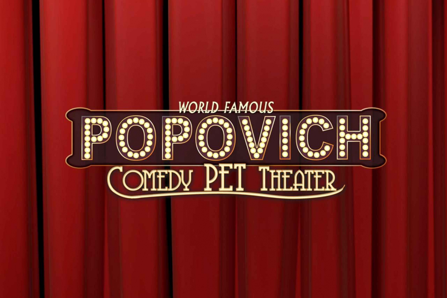 Théâtre comique Popovich de 75 minutes pour animaux de compagnie à Las Vegas