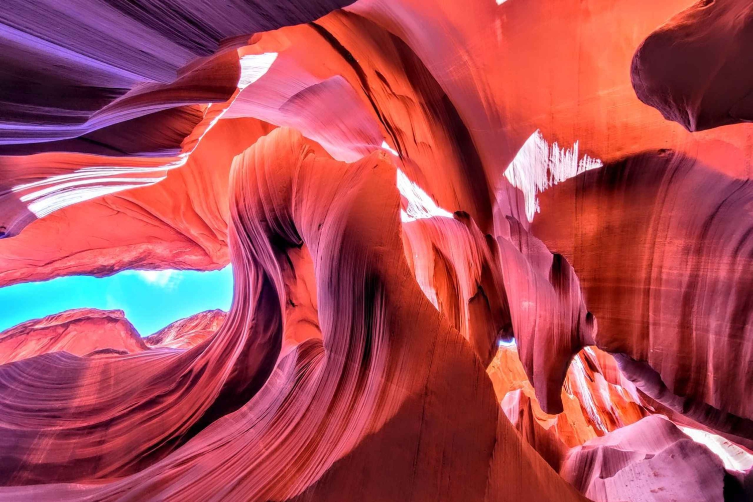 Antelope Canyon ja Horseshoe Bend -päiväretki Las Vegasista