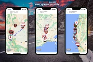 App Audioguide routes côte ouest États-Unis