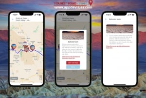 App Itinéraires routiers autoguidés Vallée de la Mort