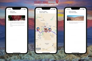 App Self-guided road routes Death Valley