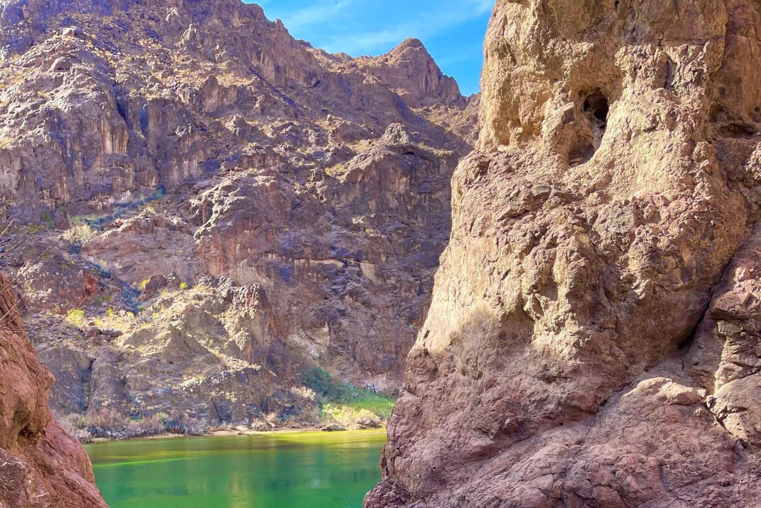 Camping Las Vegas Trip vanaf de voet van de Hoover Dam, Black Canyon