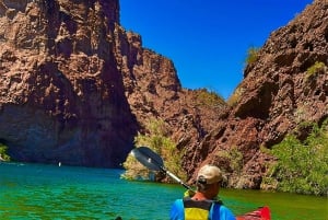 Camping Las Vegas Trip vanaf de voet van de Hoover Dam, Black Canyon