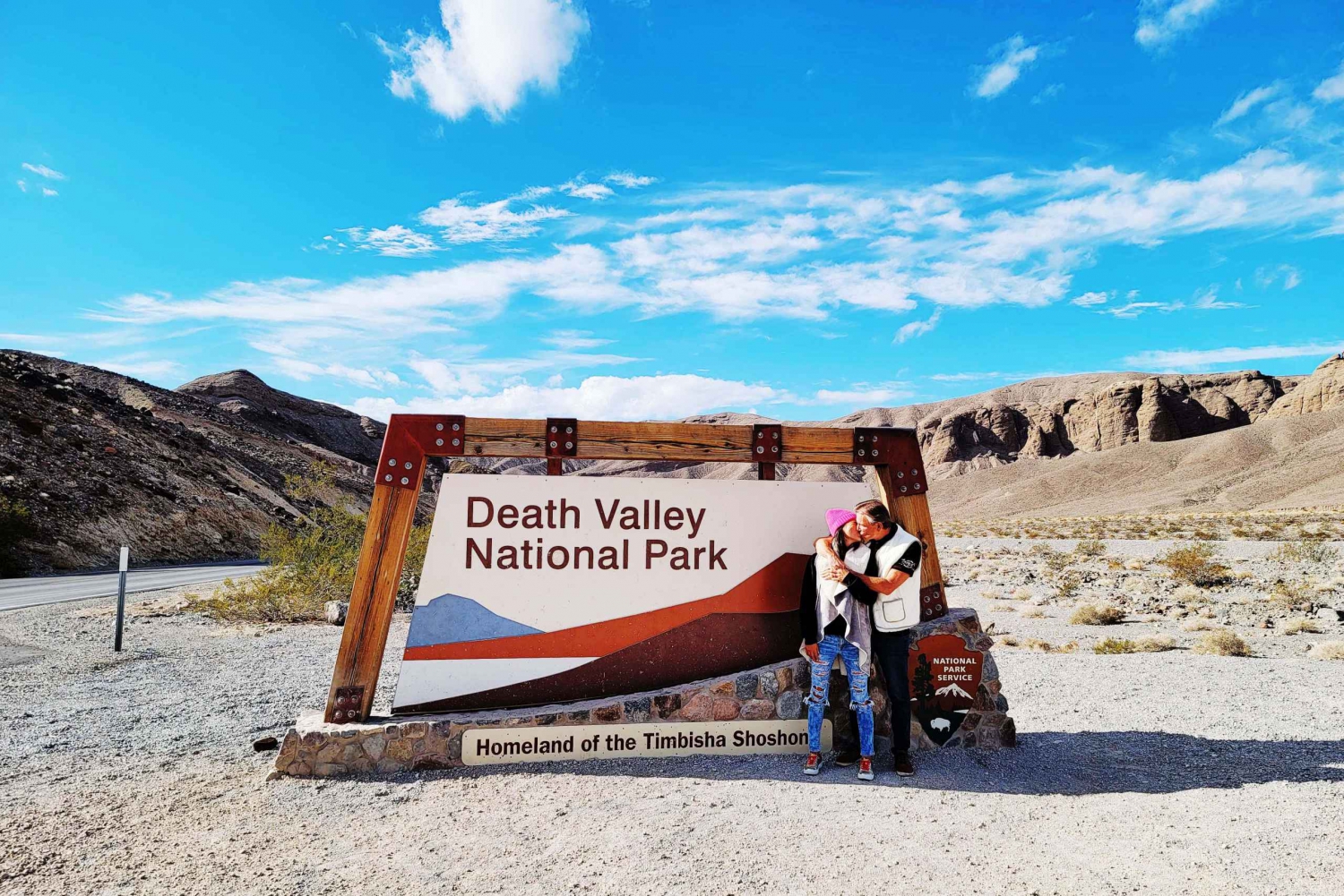 Death Valley nasjonalpark omvisning om kvelden og soloppgang