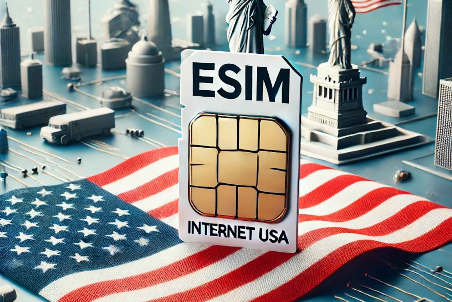 Esim USA : eSim Las Vegas med 4G/5G-data upp till 20 GB