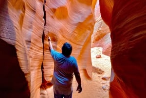 Las Vegasissa: Antelope Canyon & Horseshoe Bend lounaalla.