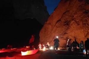 Z Las Vegas: Wycieczka kajakiem po Czarnym Kanionie po zmierzchu