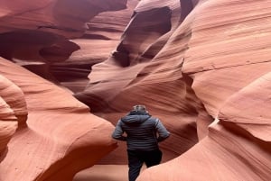 From Las Vegas Antelope Canyon X and Horseshoe band day tour