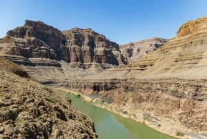 Fra Las Vegas: Helikoptertur over Grand Canyon med champagne
