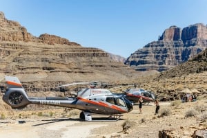 Fra Las Vegas: Helikoptertur til Grand Canyon med champagne
