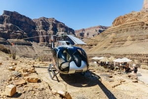 Las Vegas: helikoptertocht Grand Canyon met champagne