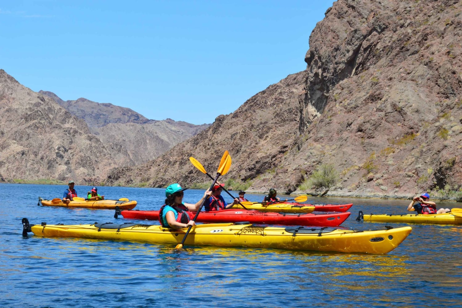 Desde Las Vegas Excursión guiada en kayak por la Cueva Esmeralda