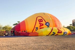 Fra Mojave Desert Sunrise tur med varmluftsballong