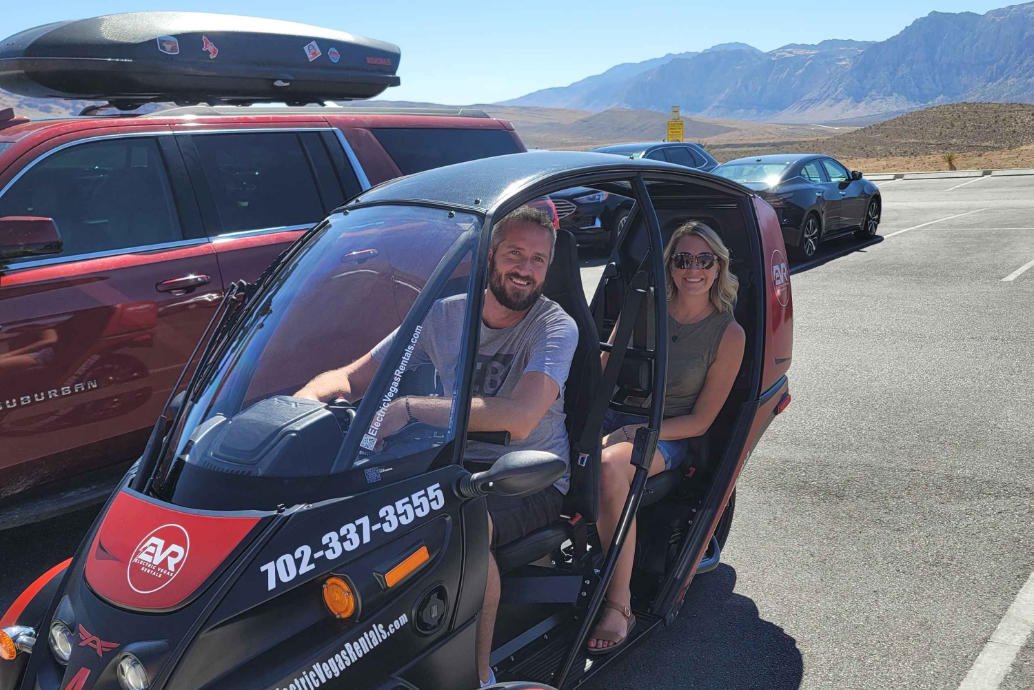 Vanuit Las Vegas: Red Rock Elektrische Auto Zelf Rijden Avontuur