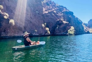 Au départ de Willow Beach : Aventure d'une journée en kayak jusqu'à la grotte d'Emerald