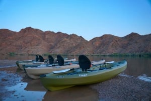 Au départ de Willow Beach : Aventure d'une journée en kayak jusqu'à la grotte d'Emerald