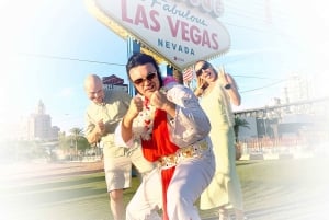 Las Vegas Boda en la Capilla de Elvis + Cartel de Las Vegas + Fotos