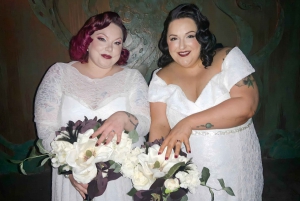Las Vegas: Bröllop i gotiskt kapell med fotografering inkluderat