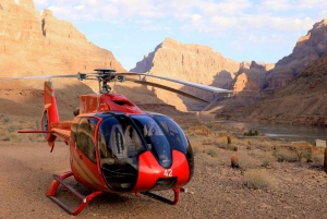 Las Vegas: Grand Canyon Helikoptertur, Bådtur & Skywalk
