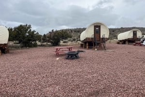 Grand Canyon Glamping Ranch Övernattning med helikopter och Skywalk