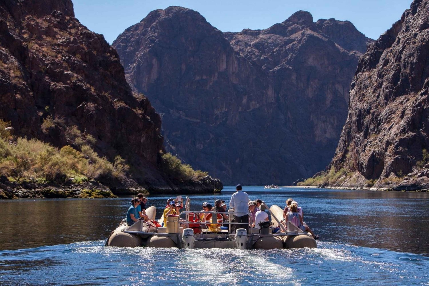 Grand Canyon Helikopterflygning & Hoover Dam River Float Raft