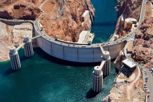 Vol en hélicoptère dans le Grand Canyon et descente de la rivière Hoover Dam en rafting