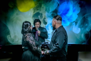 Las Vegas: Cerimonia di matrimonio nella casa stregata + fotografia
