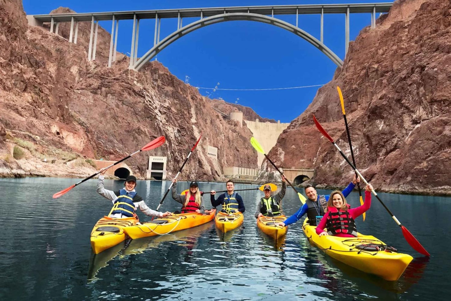 Hoover Dam Kajak Tour & Wanderung - Shuttle von Las Vegas