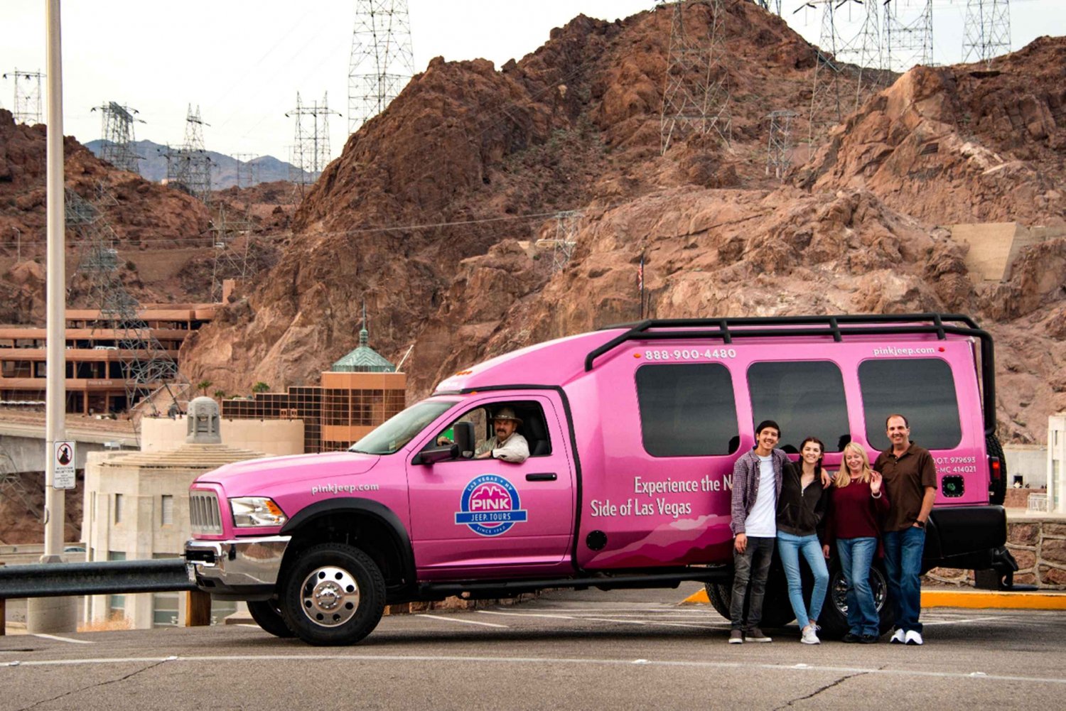 Hoover Dam-tur och forsränningsäventyr