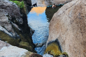 Wanderung zu den heißen Quellen am Goldstrike Canyon mit sechs dampfenden Wasserfällen