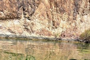 Wanderung zu den heißen Quellen am Goldstrike Canyon mit sechs dampfenden Wasserfällen