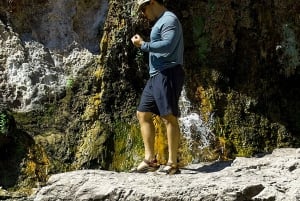 Wanderung zu den heißen Quellen am Goldstrike Canyon mit sechs dampfenden Wasserfällen