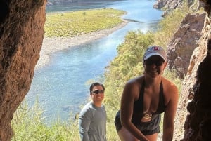 Wanderung zu den heißen Quellen am Goldstrike Canyon mit sechs dampfenden Wasserfällen