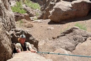 Wanderung zu den heißen Quellen am Goldstrike Canyon mit sechs dampfenden Wasserfällen