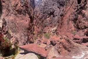 Wanderung zu den heißen Quellen am Goldstrike Canyon mit sechs dampfenden Wasserfällen
