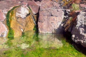 Wanderung zu den heißen Quellen am Goldstrike Canyon mit sechs dampfenden Wasserfällen