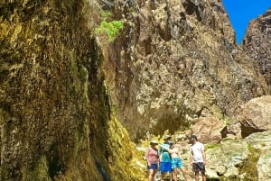 Wanderung zu den heißen Quellen am Goldstrike Canyon mit sechs dampfenden Wasserfällen