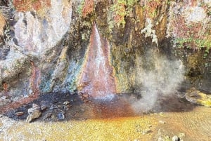 Wanderung zu den heißen Quellen am Goldstrike Canyon mit sechs dampfenden Wasserfällen