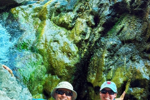 Wandeltocht naar de warmwaterbronnen bij Goldstrike Canyon Six Steamy Waterfall