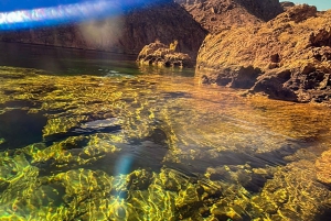 Wandeltocht naar de warmwaterbronnen bij Goldstrike Canyon Six Steamy Waterfall