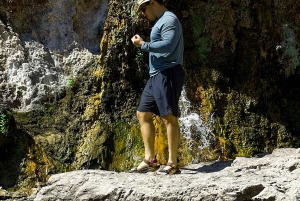 Wandeltocht naar de warmwaterbronnen bij Goldstrike Canyon Six Steamy Waterfall