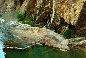 Wandeltocht naar de warmwaterbronnen bij Goldstrike Canyon Six Steamy Waterfall