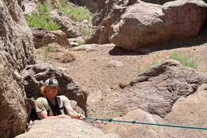 Wandeltocht naar de warmwaterbronnen bij Goldstrike Canyon Six Steamy Waterfall